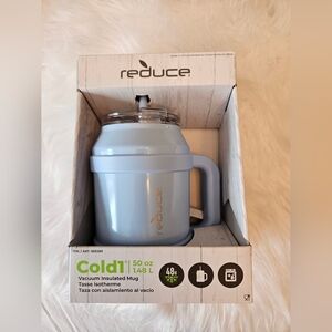 Reduce Cold1 Vacuum Insulated Mug - Light Blue, Large, 50 oz 1.48 L Water Bottle